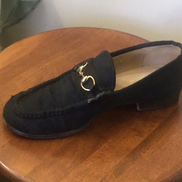 Gucci Blue Fabric Loafers - Picture 6 of 15